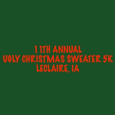 Christmas in LeClaire Ugly Christmas Sweater 5k Run/Walk logo