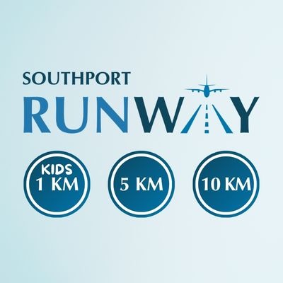Southport RUNway 1 KM, 5 KM &amp; 10 KM logo