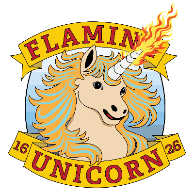 The Flaming Unicorn logo