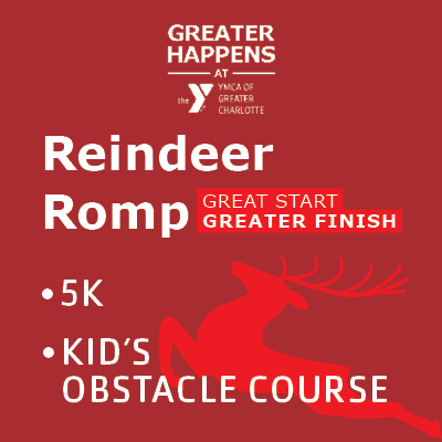 Krueger Reindeer Romp 5K Hosted by the Harris YMCA logo