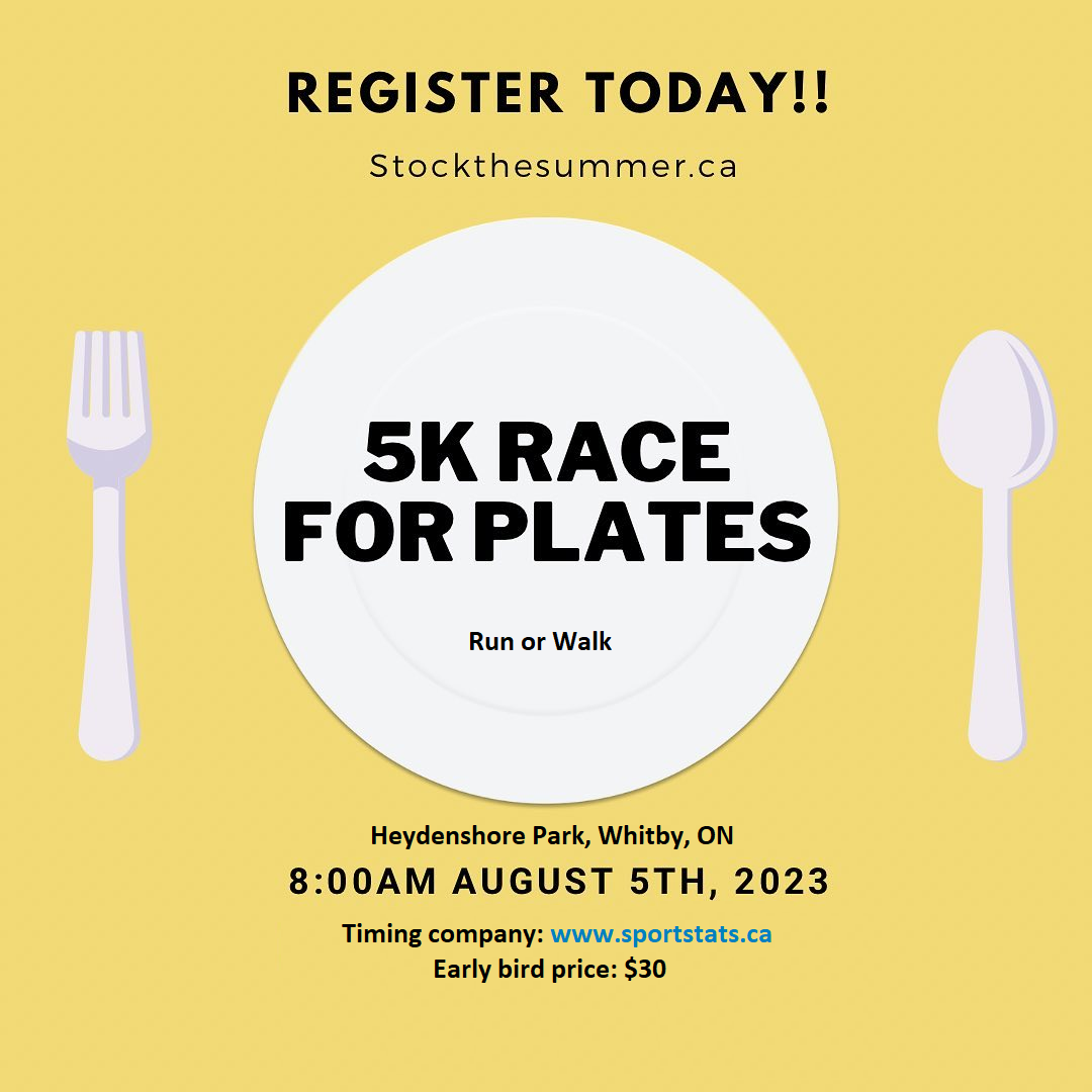 2023 — 5k Race for Plates — Race Roster — Registration, Marketing