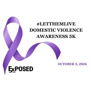 #LetThemLive Domestic Violence Awareness 5K logo
