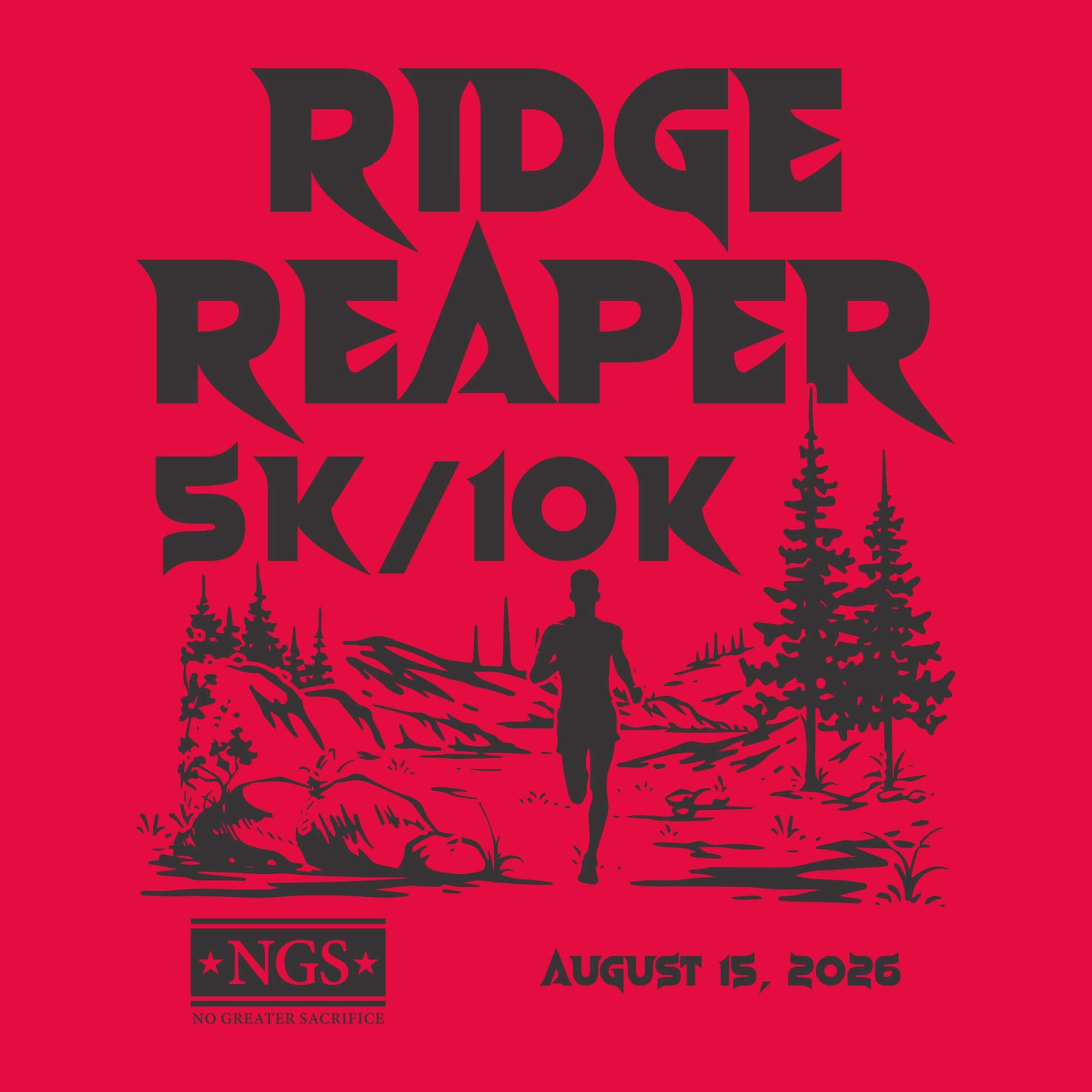 Ridge Reaper 5k &amp; 10k logo
