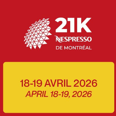 Articles offerts pour l’événement 21K Nespresso de Montréal 2026