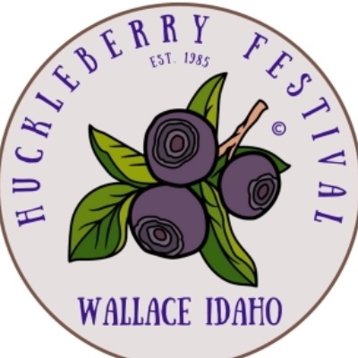 Wallace Huckleberry Festival 5K 2026 logo