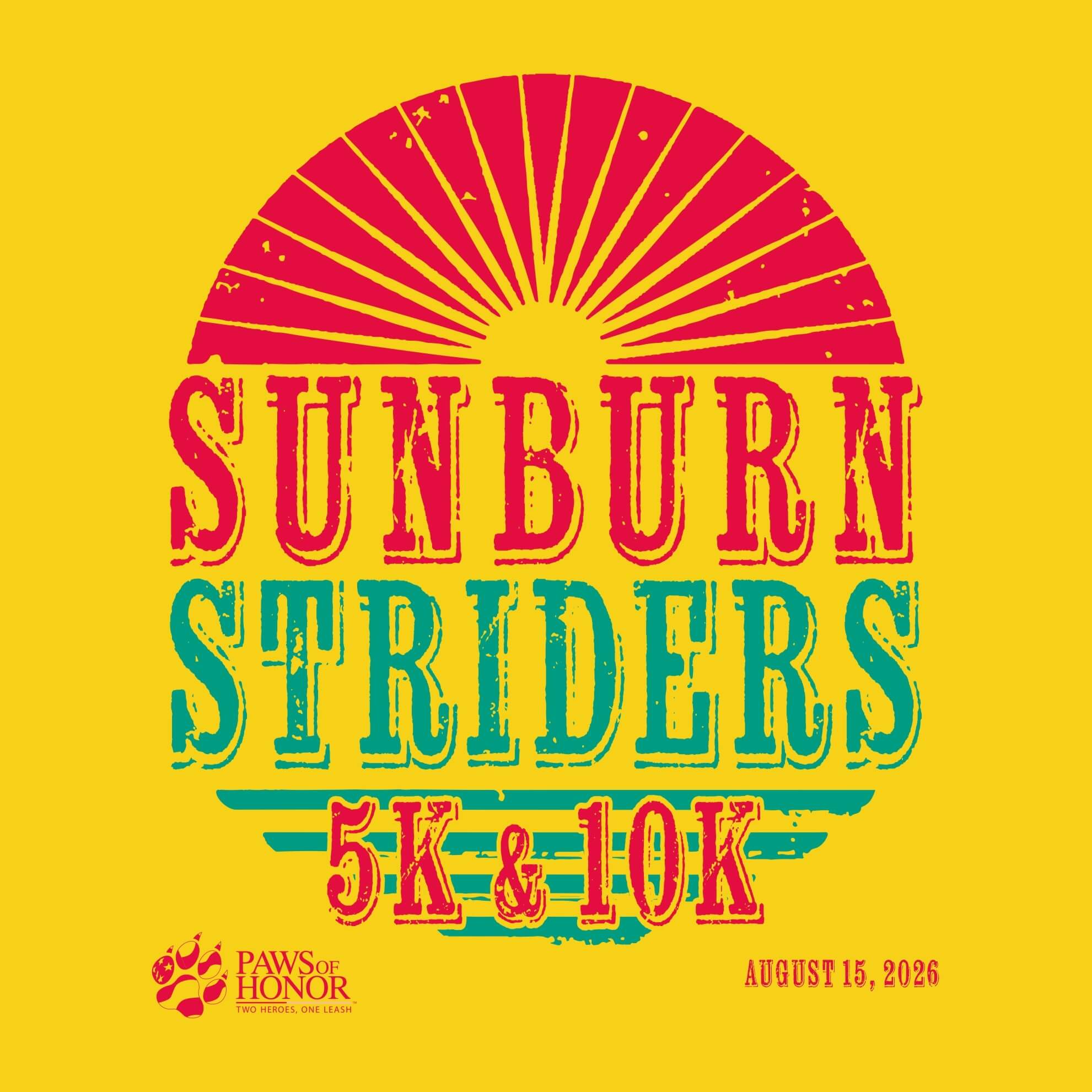 Sunburn Striders 5k &amp; 10k logo
