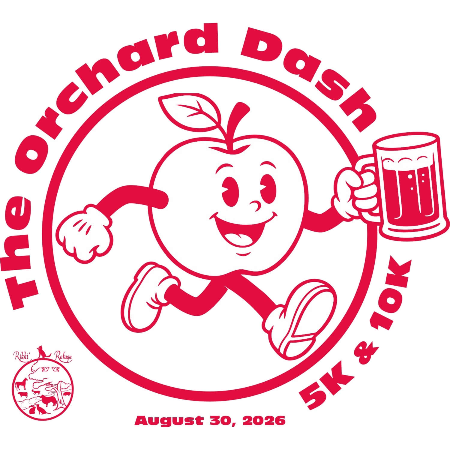 The Orchard Dash 5k & 10k logo