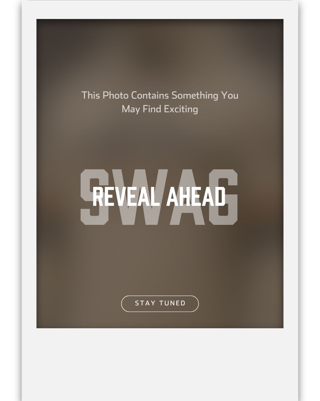 Swag Reveal Ahead. Stay Tuned
