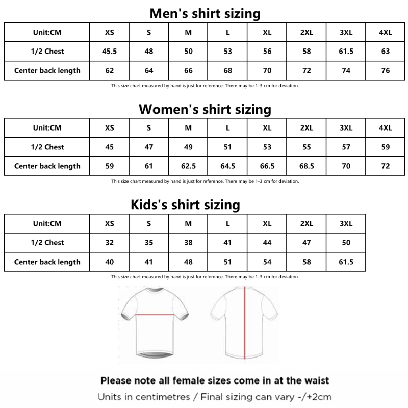 Sizing Chart
