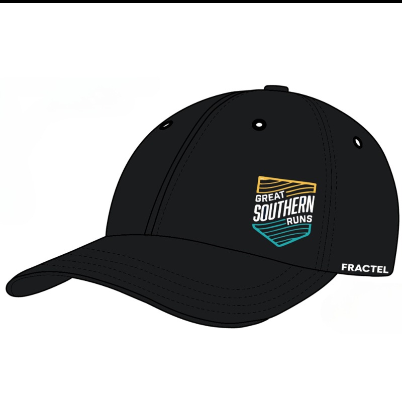 Black GSR x Fractel High Pony Cap