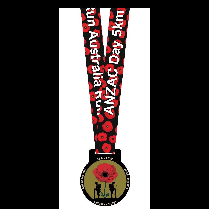 Anzac Day Medal - Australia Lanyard