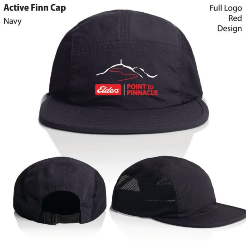 Navy / Red Logo Finn Cap 