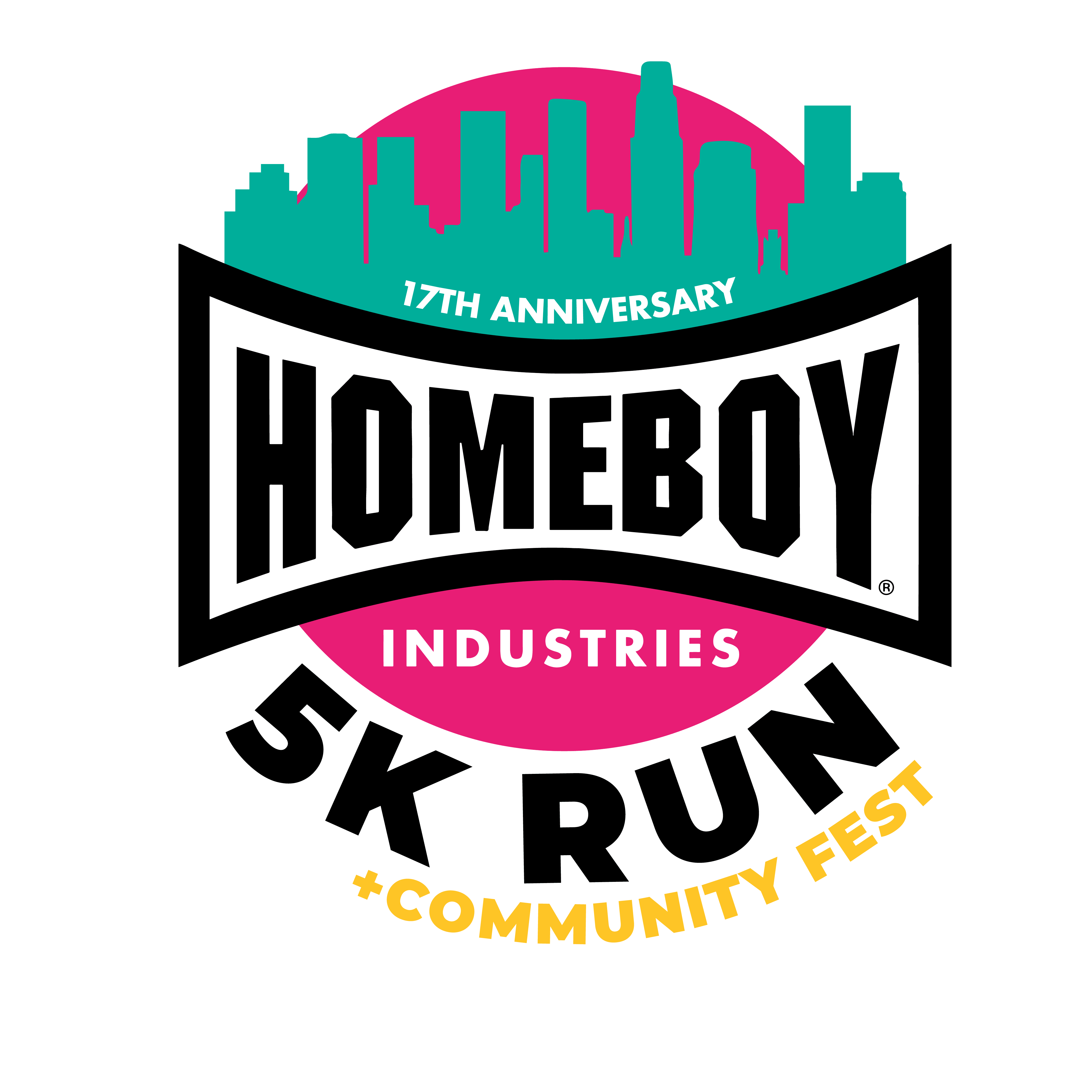A logo for a marathonDescription automatically generated