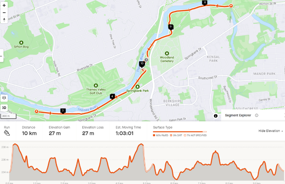 A map with a routeAI-generated content may be incorrect.