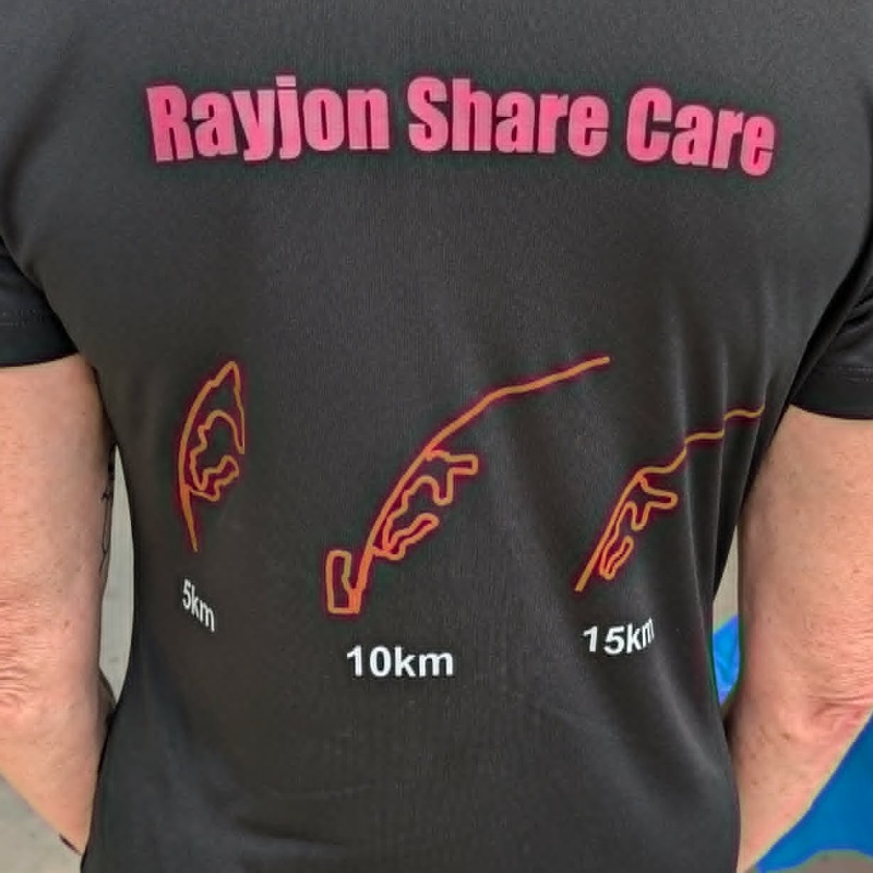 back of the shirt - strava routes 5,10,15 km