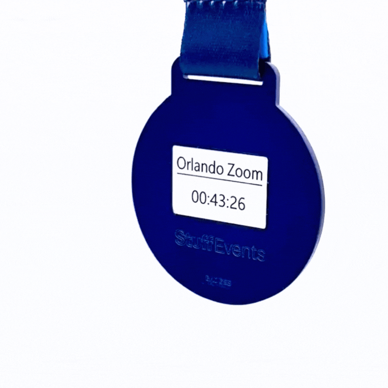 Engraved medal insert