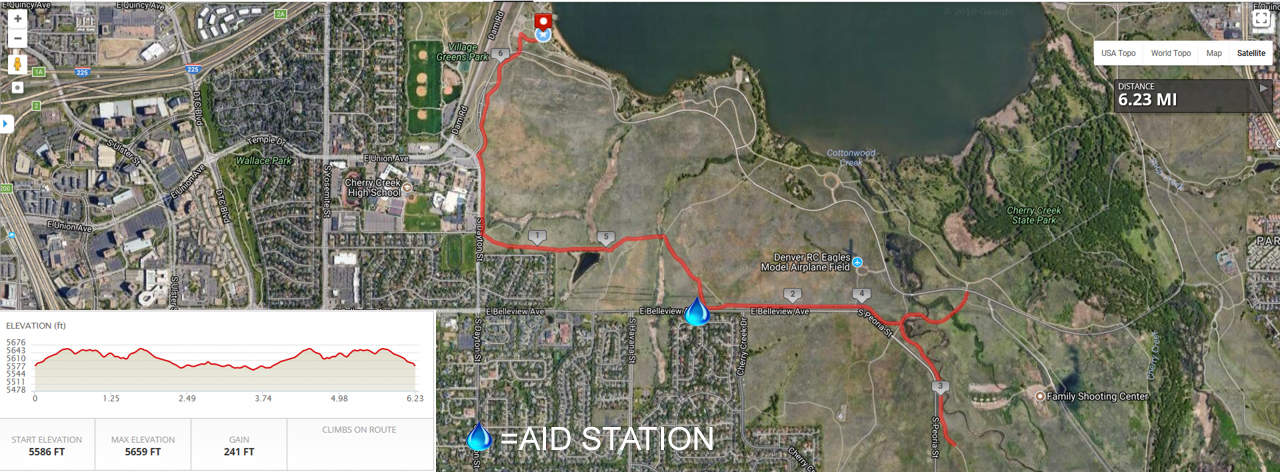 Denver Rocks Run Course Map 2018 — DENVER TRAIL HALF MARATHON AND 10K — Race Roster — Registration ...