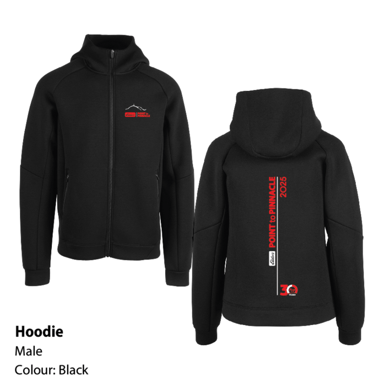 Male Black Meta Hoodie