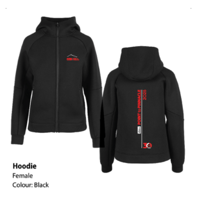 Women's Black Meta Hoodie