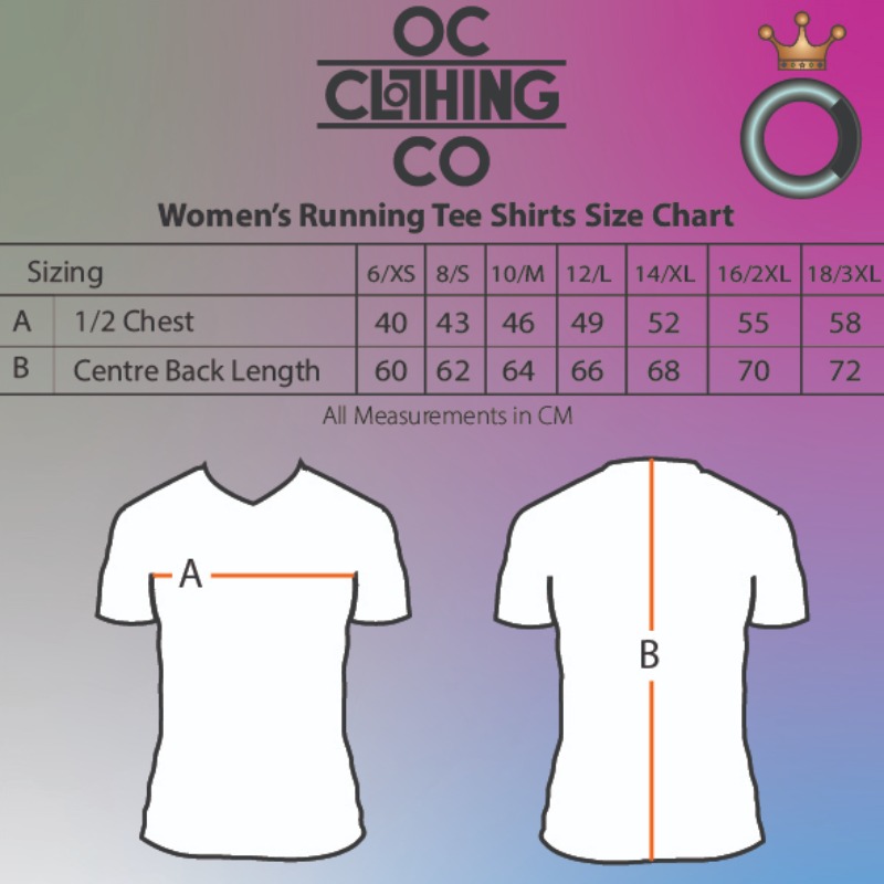 Women's V-neck Size chart