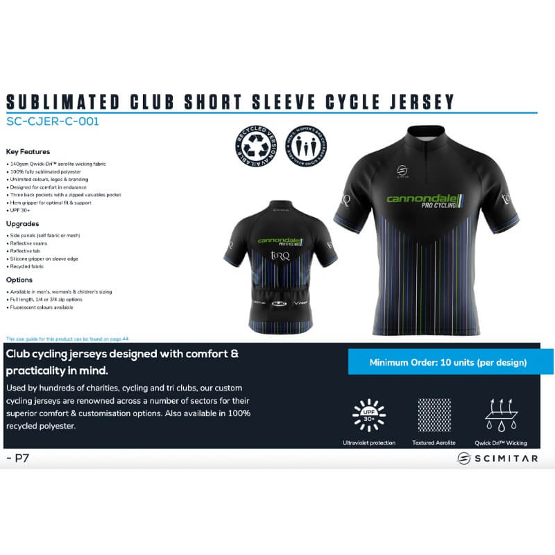 Jersey specifications