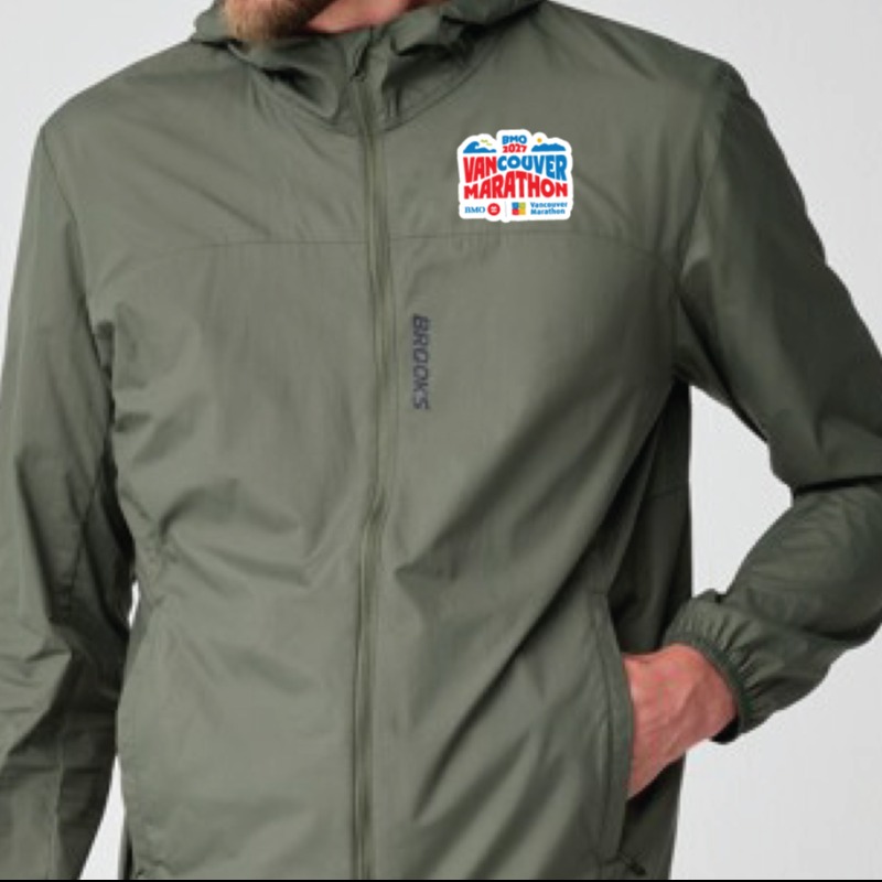 Brooks Packable Canopy Jacket - Olive