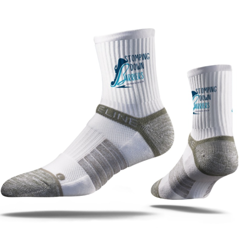 Stomping Down Barriers Socks