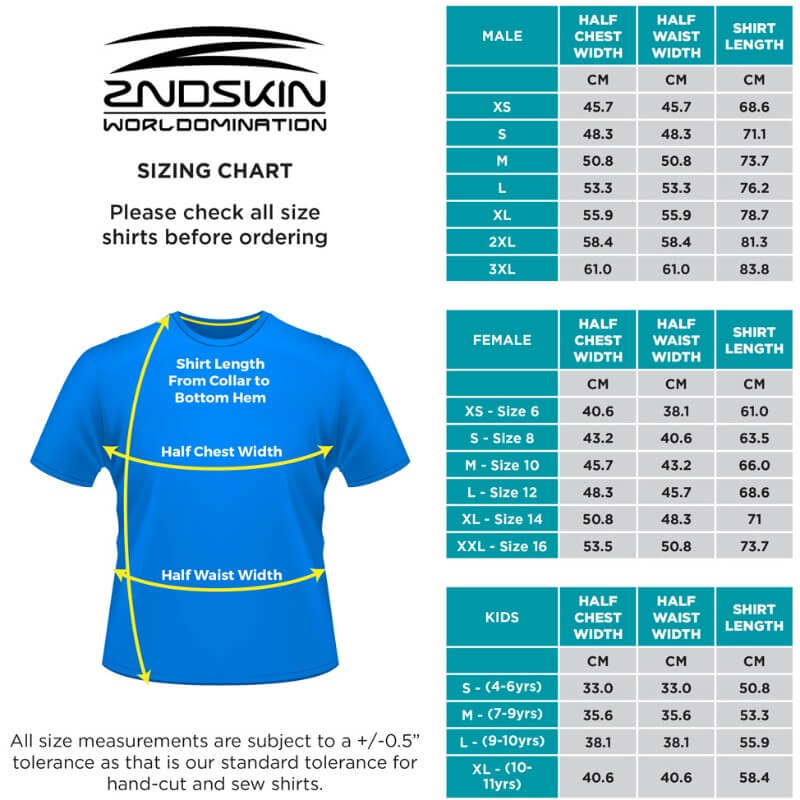 Sizing Chart