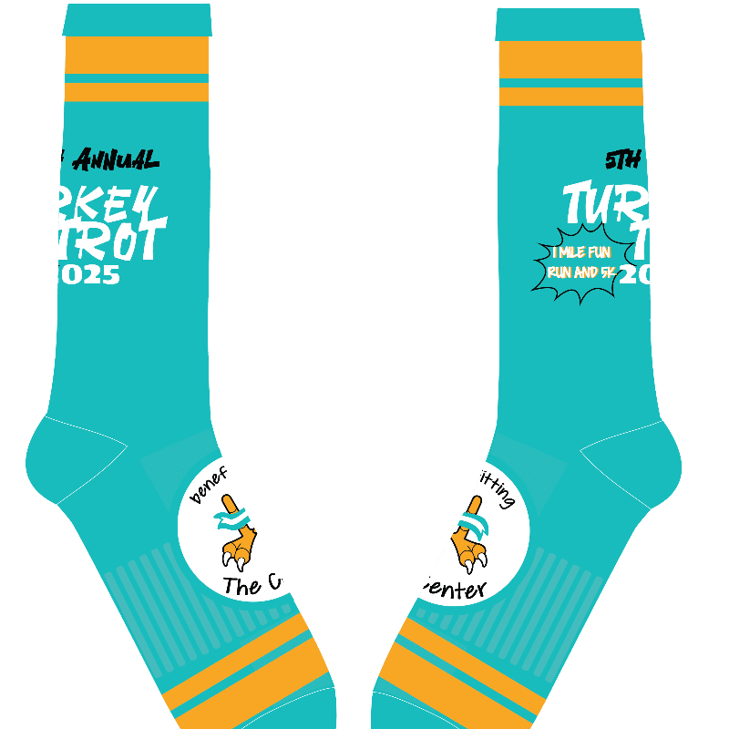 2025 Kaufman Turkey Trot socks