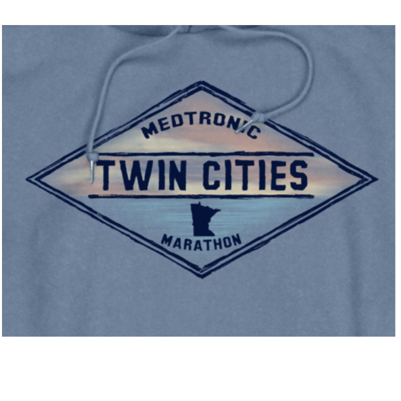 Marathon Fleece Hoodie Baltic Blue (40 + 6 shipping) — Store — 2024