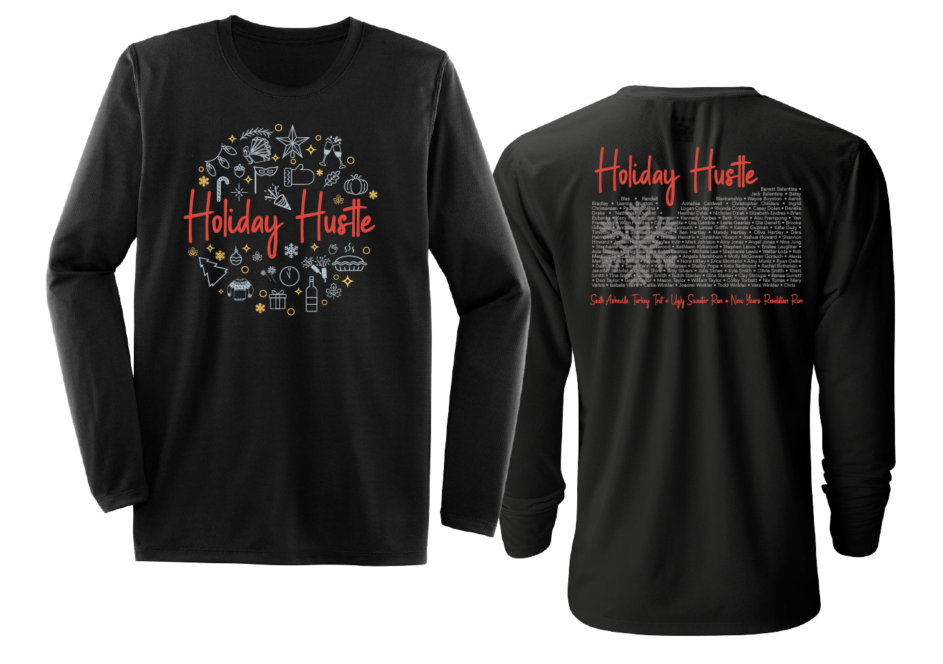 Holiday Hustle Shirt — Store — South Asheville Turkey Trot presented by
