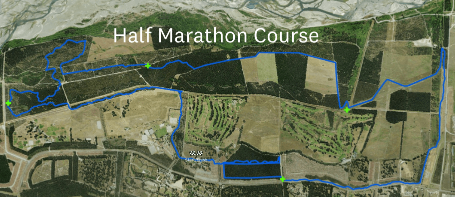 McLeans Forest Run Half Marathon Course Map