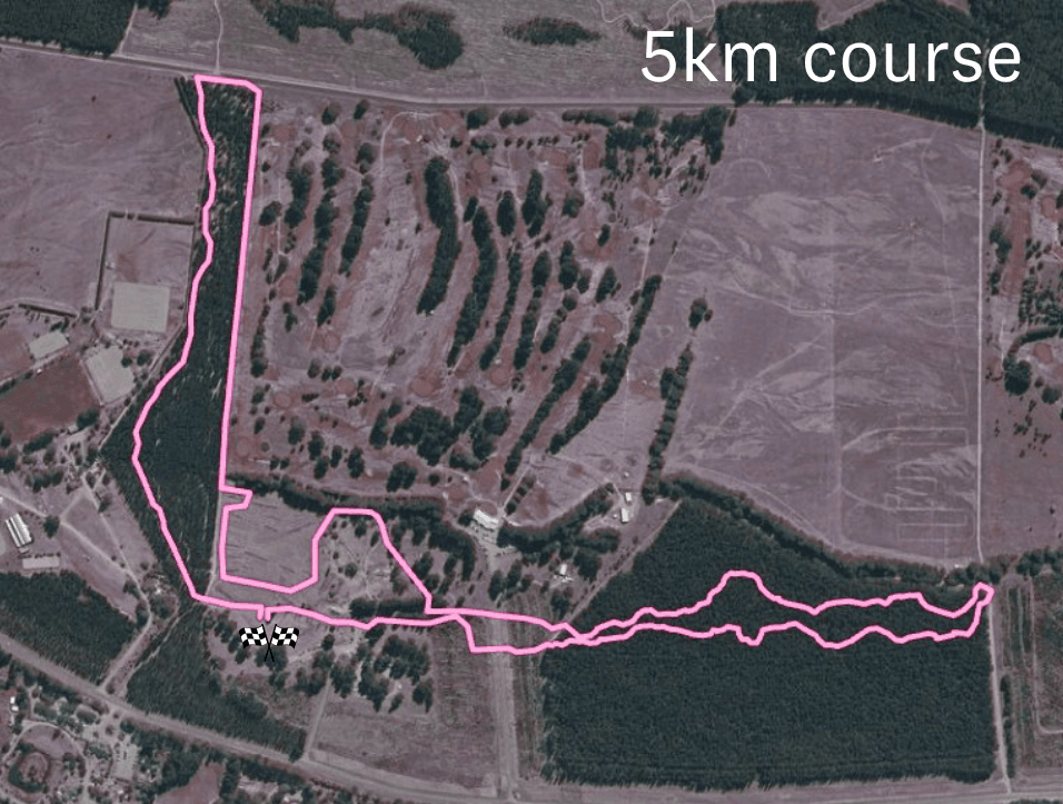 McLeans Forest Run 5 KM Course Map