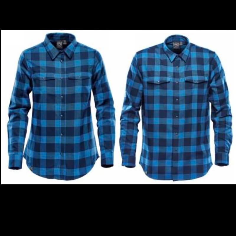 Stormtech Logan plaid long sleeve shirt