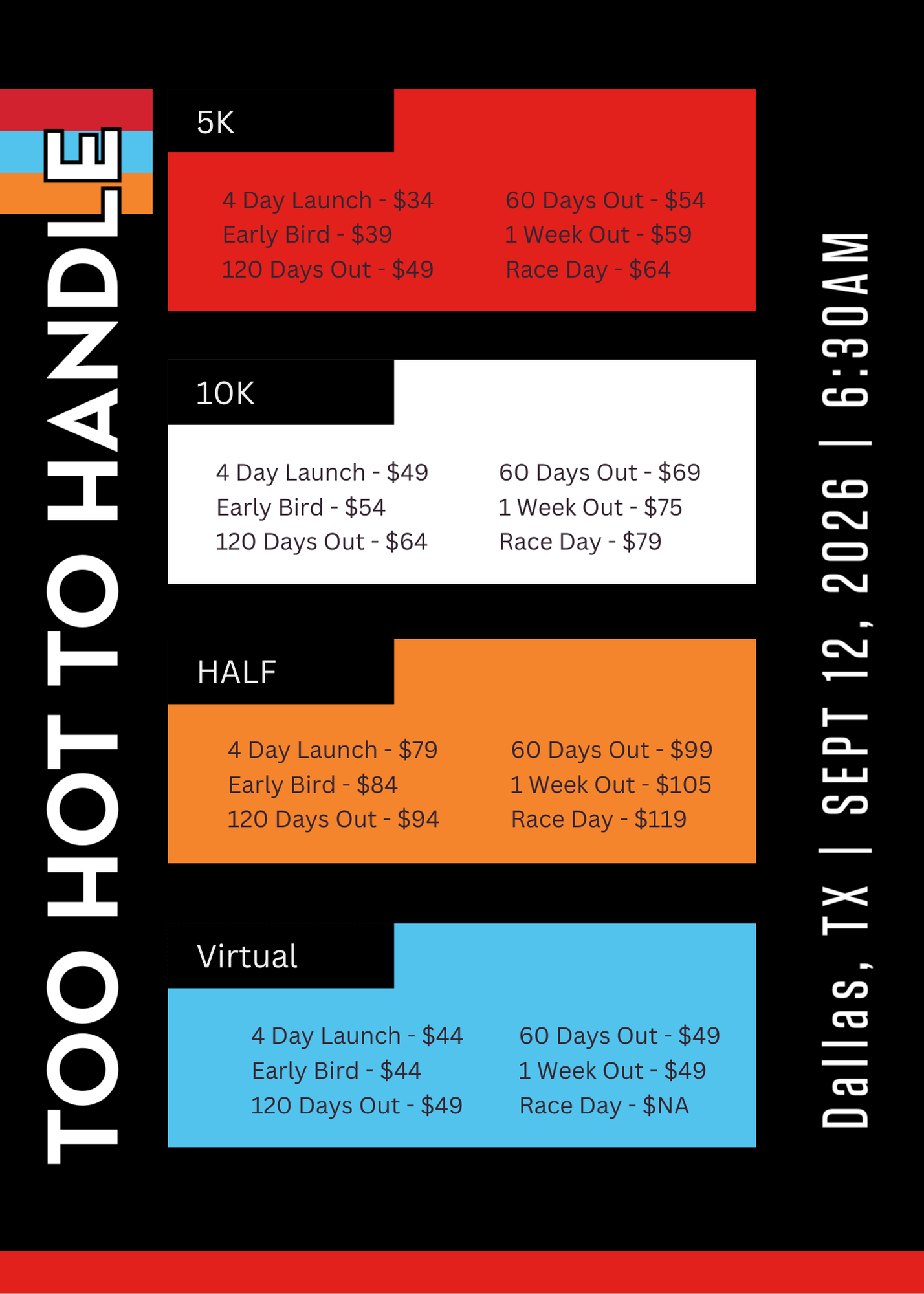 Too Hot To Handle Pricing Table
