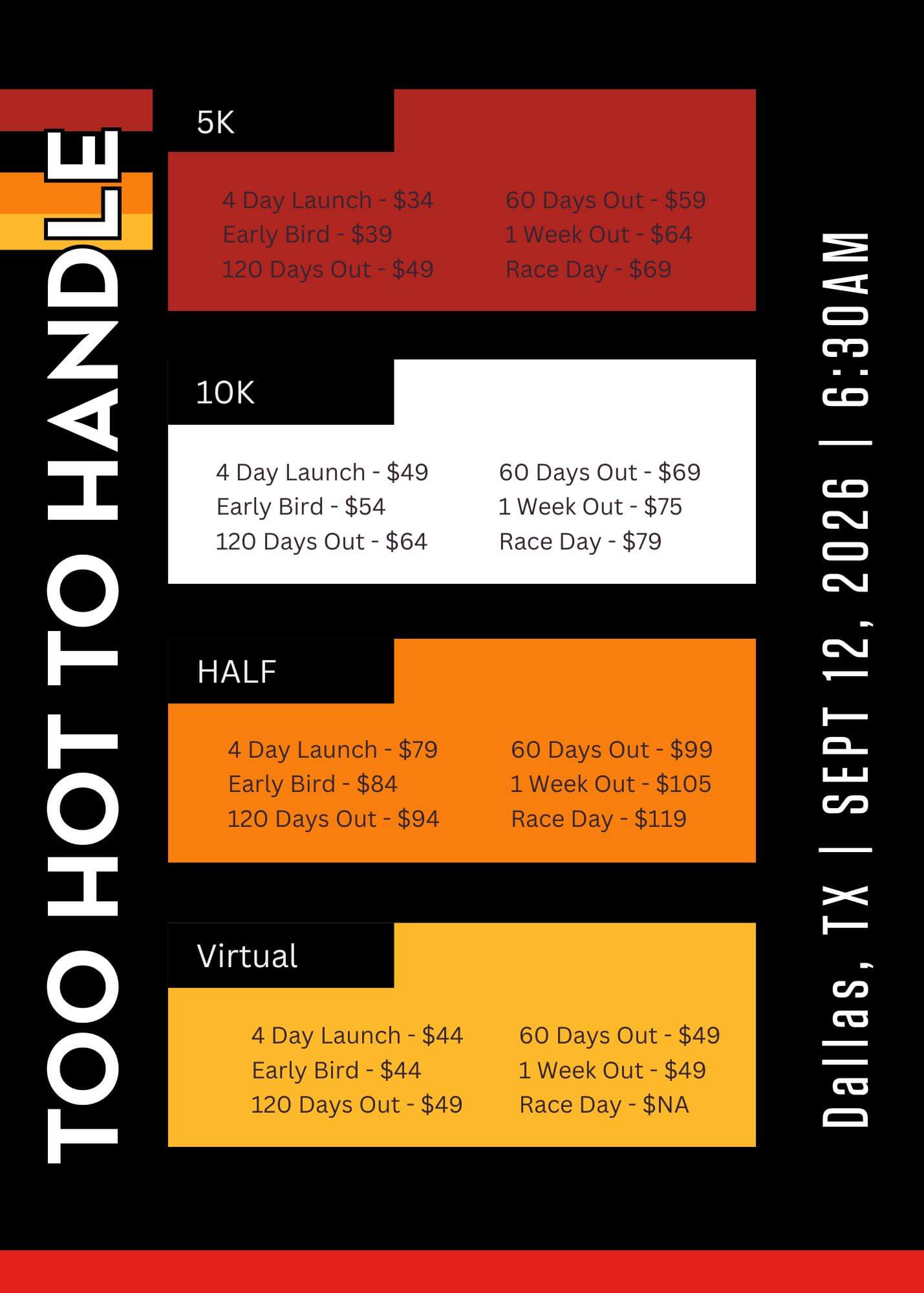 Too Hot To Handle Pricing Table