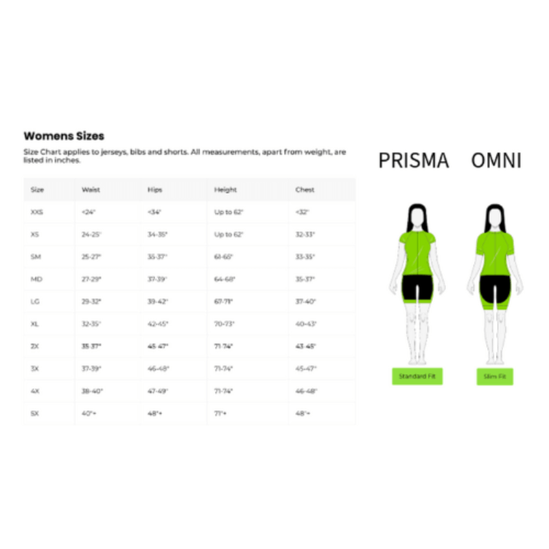 Sizing Chart - Women's