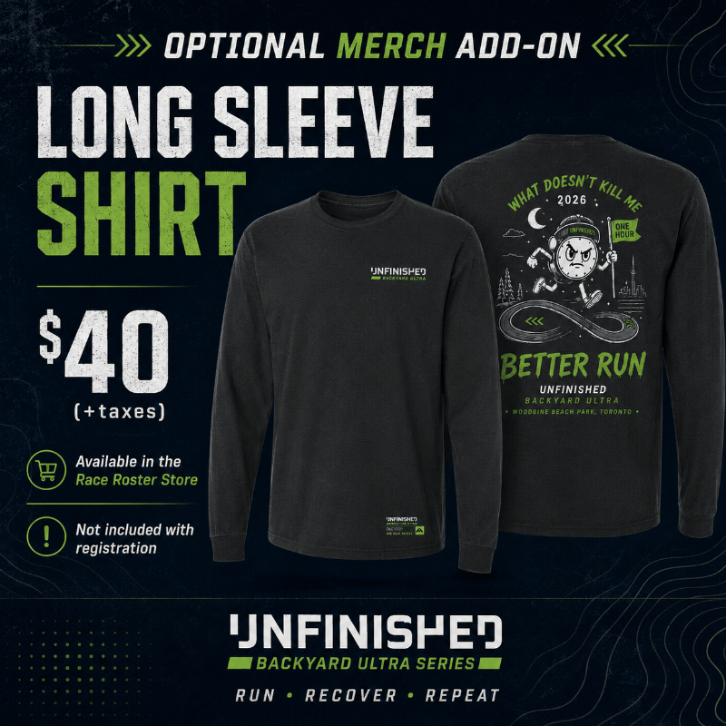 UNFINISHED Long Sleeve: $40 (+taxes)