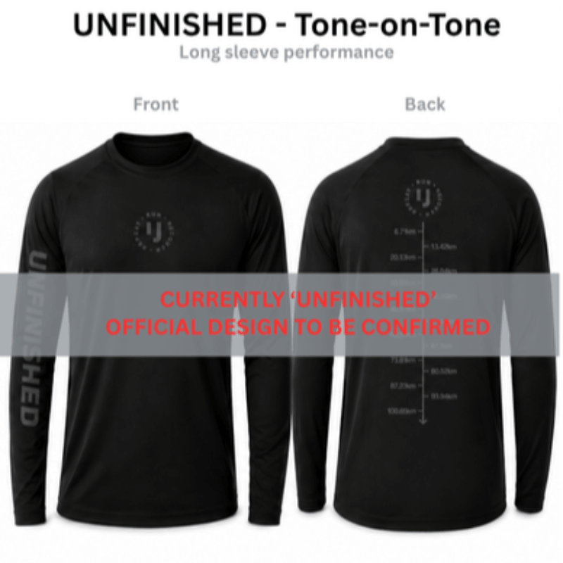 This long sleeve performance T features a tone-on-tone designed for those who prefer subtlety.