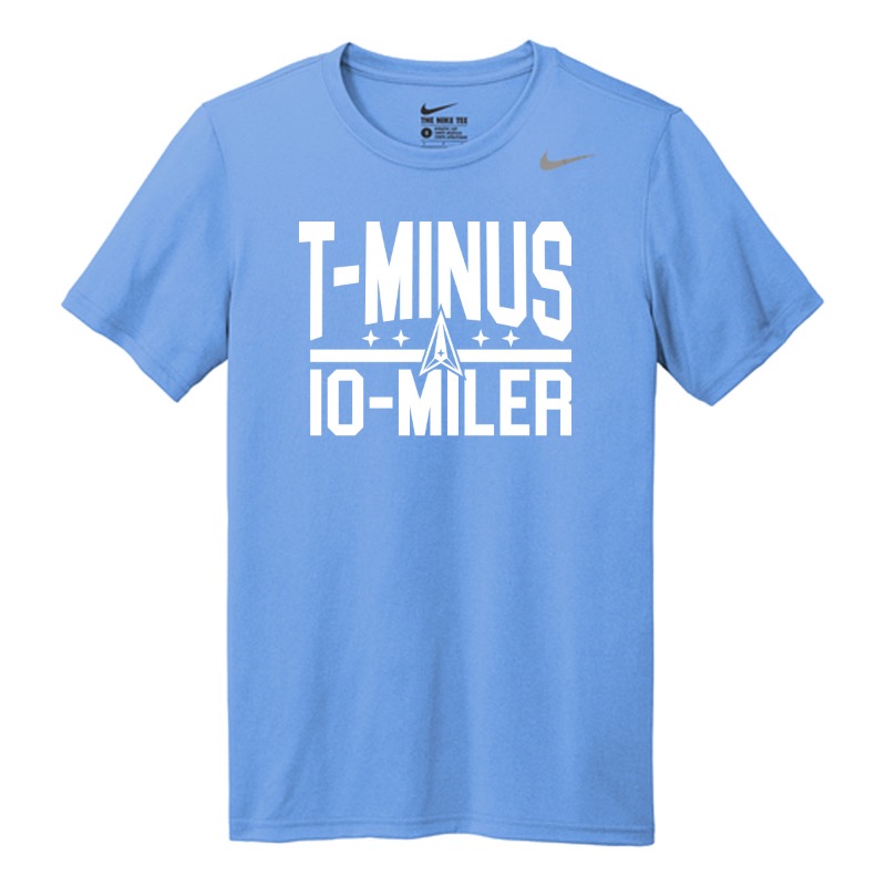 Men's Nike Legend Short-Sleeve Space Force T-Minus 10-Miler T-Minus Tee