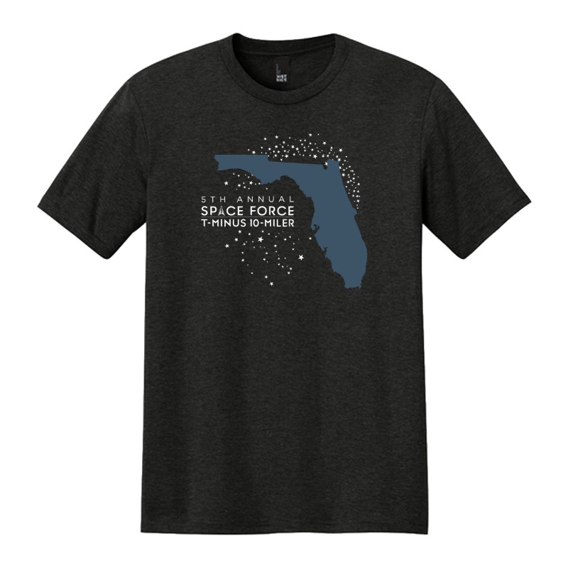 Unisex Perfect Tri Space Force T-Minus 10-Miler Florida Stars Tee
