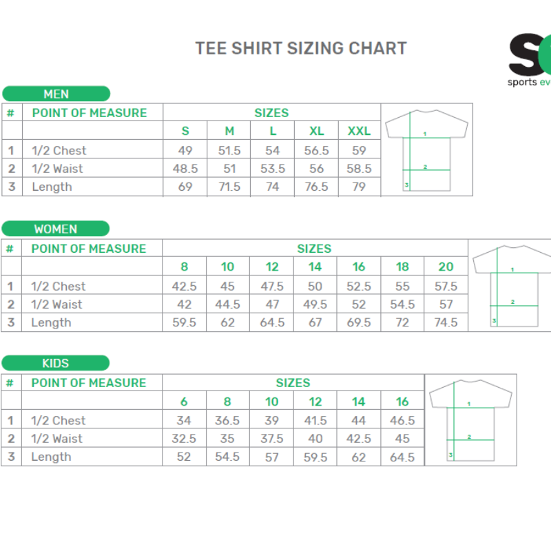 Sizing Chart. True to runners size. Size up if you prefer a looser fit. 