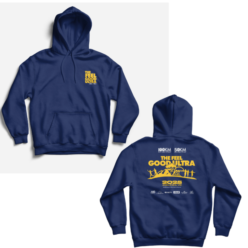This is the official 2025 Surf Coast Century Ultra Hoodie
