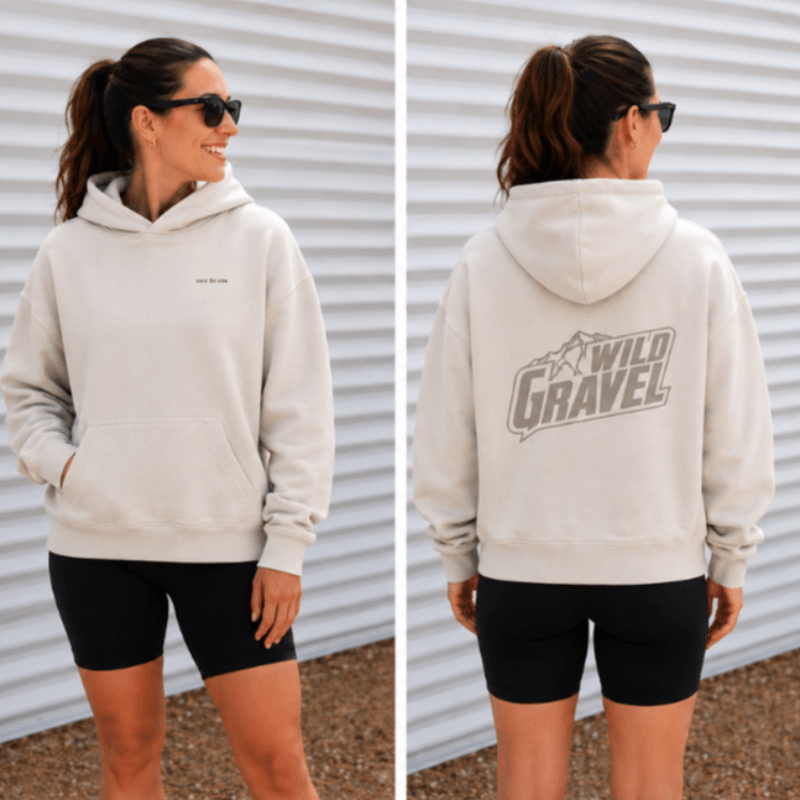 Womens Relax Faded Hood Bone- Model