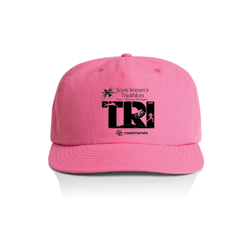 Pink Cap with Black Logo