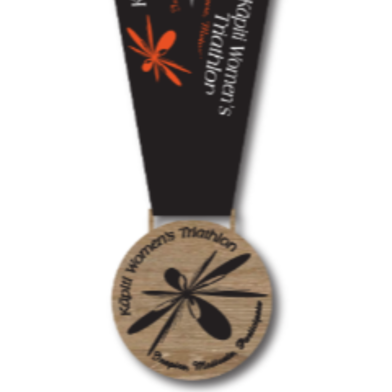 Wooden Finishers Medal