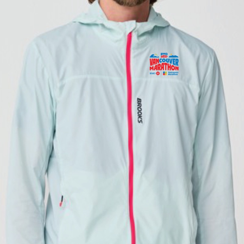 Brooks Packable Canopy Jacket - Chalk Blue