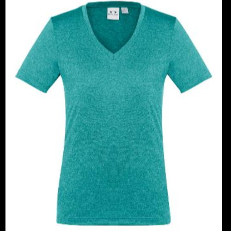 Teal V neck Event Shirt