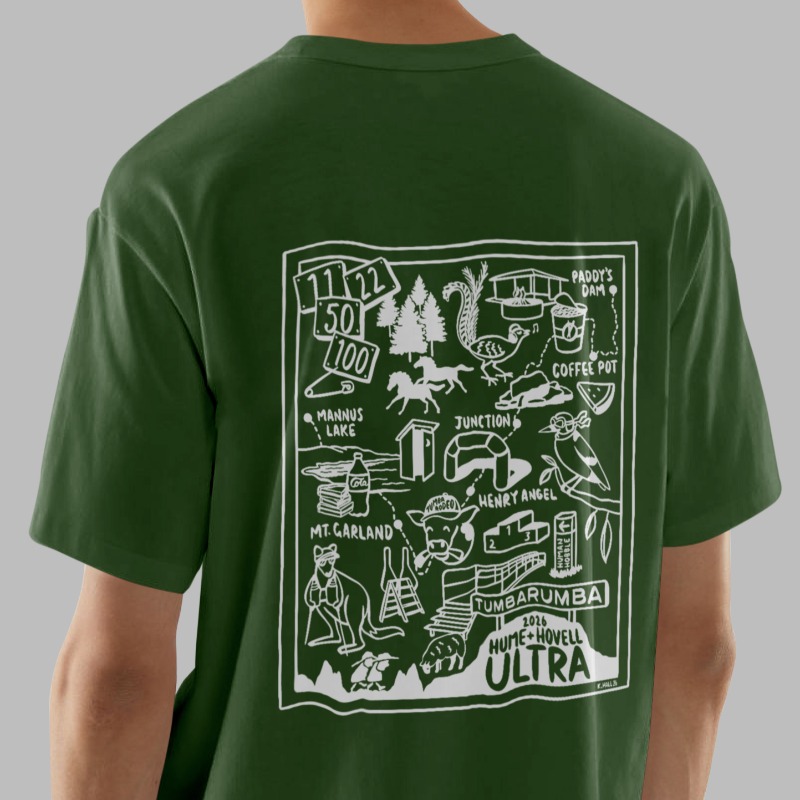 forest green shirt with HH design