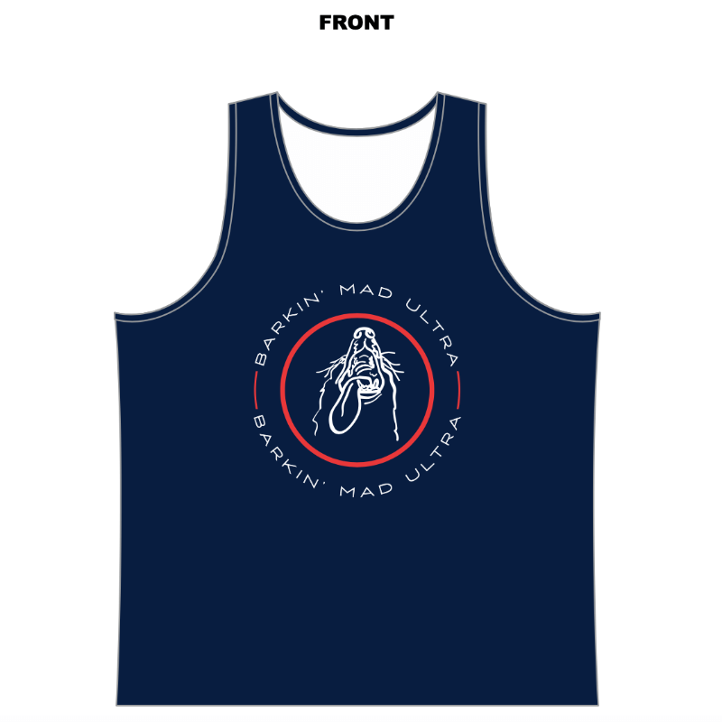 Dark Blue T-Shirt with Barkin' Mad Ultra logo